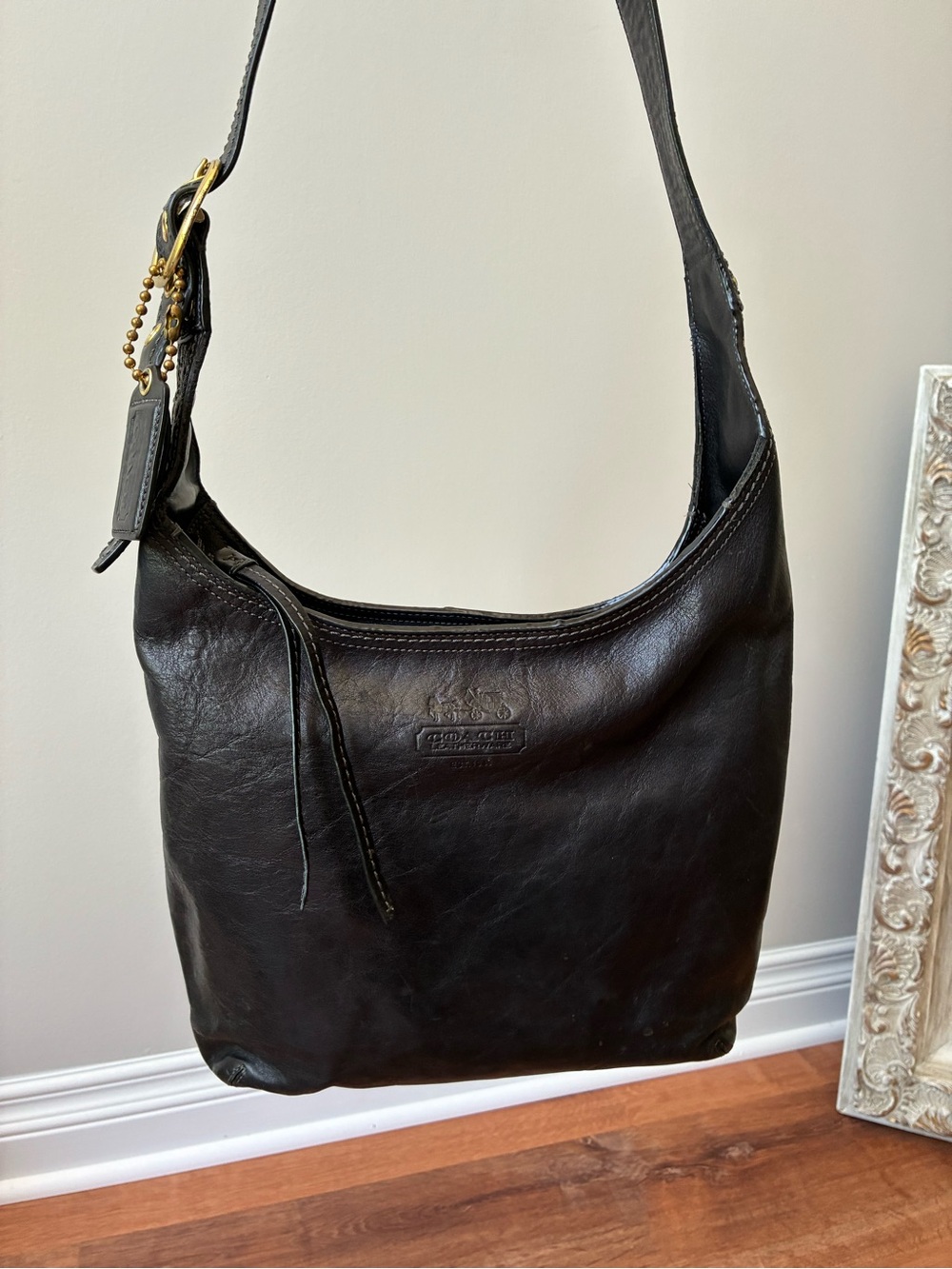 Coach Bleecker Sophie Leather Hobo Bag, Tattersall, Y… - Gem